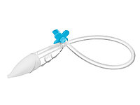 Аспиратор назальный детский для удаления слизи ROXY-KIDS c мягким наконечником, цвет голубой