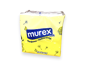 Салфетки настольные бытовые "Murex" Soft , 100 листов, двуслойные, премиум