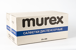 Салфетки диспенсерные MUREX, 18 пачек по 200 листов
