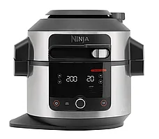 Мультипечь 11в1 Ninja Foodi SmartLid OL550 стальной/черный
