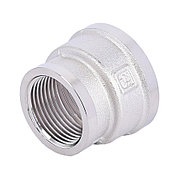 Jalğastırğış/Муфта переходная латунь 1/2"*3/8" внутр. резьба Никель (10/250)