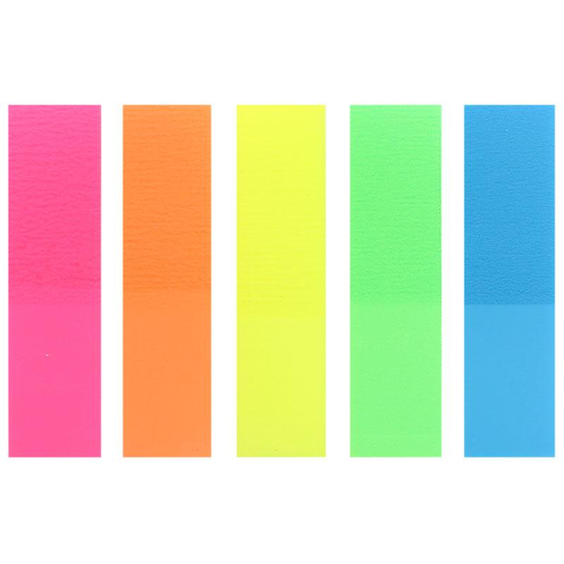 Закладки клейкие "Sticky", 12 х 45 мм, пластиковые, 5 цв. х 25 листов, фото 1