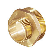 Ниппель переходной латунь Ду 50х15 (2"х1/2") наруж. резьба (4/48)