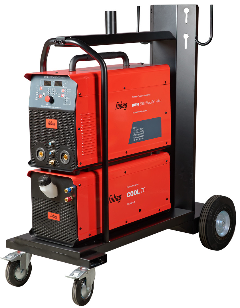 FUBAG Сварочный инверторный аргонодуговой аппарат INTIG 500 T AC/DC PULSE с горелкой FB TIG 18 5P 4m и модулем, фото 1