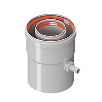 Конденсатоотводчик коаксиальный универсальный D 60/100 CT60100T