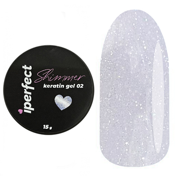 Моделирующий гель Shimmer keratin gel №02 IPerfect, 15 мл