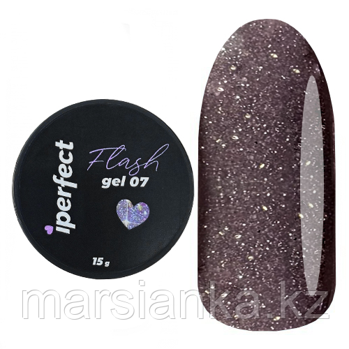 Моделирующий гель Flash gel №07 IPerfect, 15 мл, фото 1