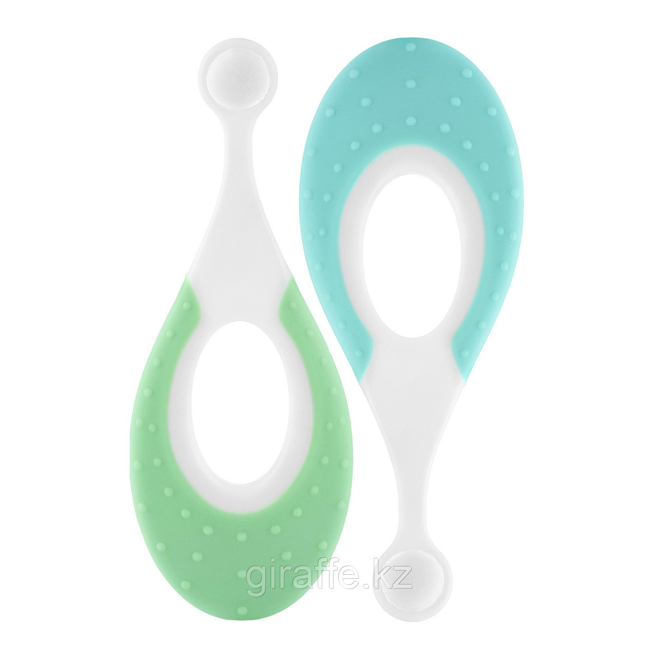 Детские зубные щетки SEAHORSE от ROXY-KIDS, цвет зеленый и мятный, фото 1