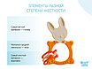 Прорезыватель универсальный для малышей BUNNY TEETHER от ROXY-KIDS, цвет горчичный, фото 2