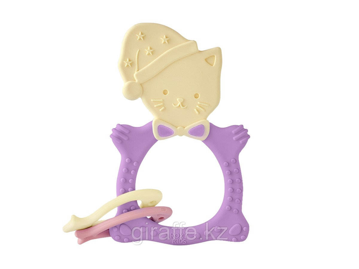 Прорезыватель универсальный для малыша MEOW TEETHER от ROXY-KIDS, цвет сиреневый, фото 1