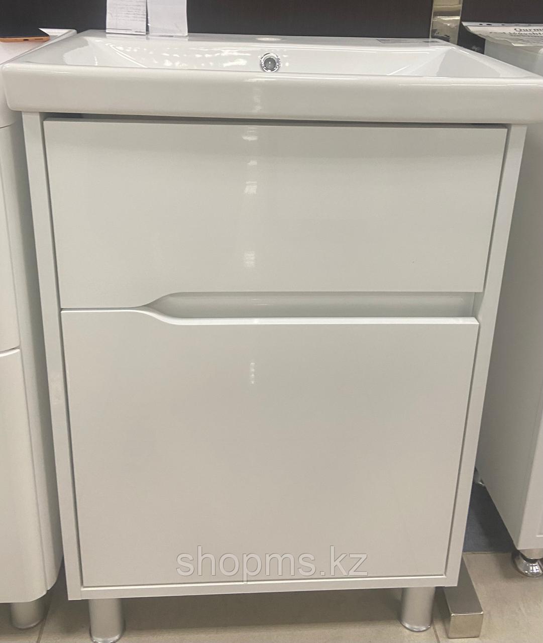 ШКАФ "SYDNEY" 80 (WHITE GLOSS) - ШКАФ ПОД УМЫВАЛЬНИК  "ELITE" 80 СМ 032200-U