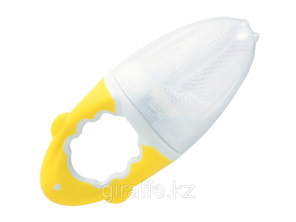 Ниблер для прикорма детский ROXY-KIDS с нейлоновой сеточкой, цвет желтый, фото 1