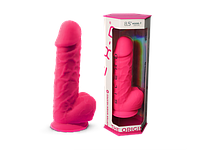 Фаллоимитатор с двойной плотностью Model 1 от SILEXD ярко-розовый (21,5*5,1 см.)