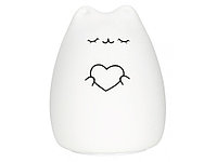 Ночник силиконовый детский мягкий CosmoCat от ROXY-KIDS, USB с аккумулятором для детской