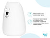 Ночник силиконовый детский мягкий Polar Bear от ROXY-KIDS, USB с аккумулятором для детской, фото 4