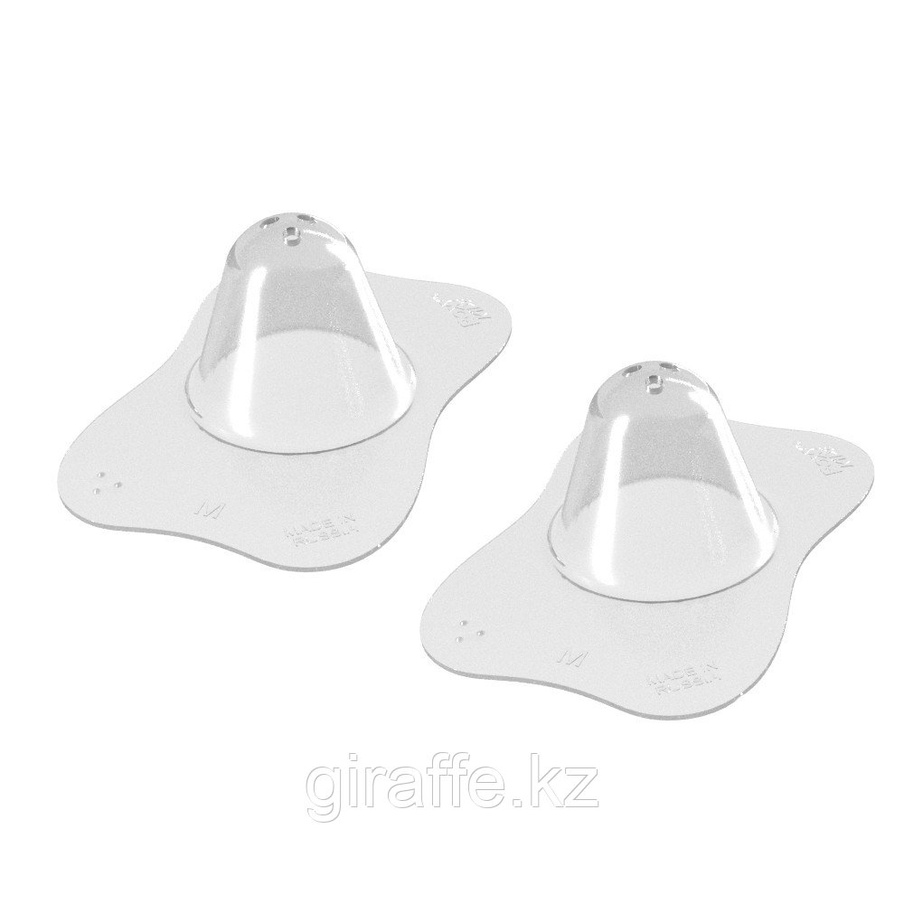 Защитные силиконовые накладки на соски от ROXY-KIDS, размер M+M, фото 1