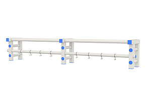 Полка-вешалка для бассейна и спортзала