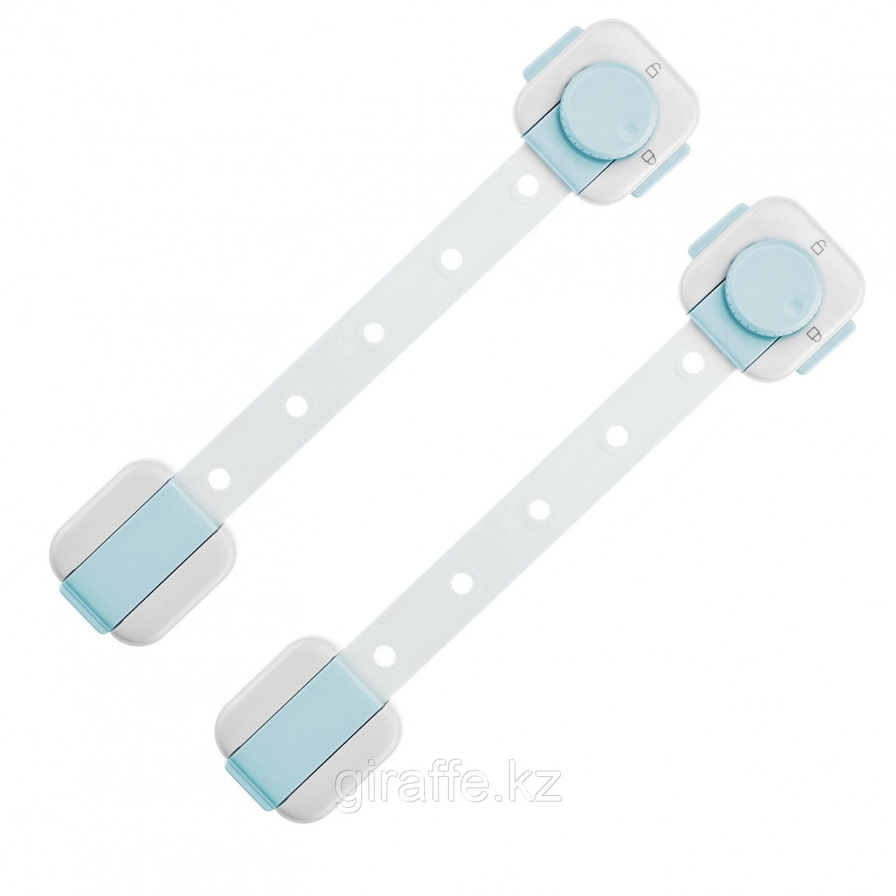 Блокиратор универсальный гибкий с переключателем для мебели, замок от детей ROXY-KIDS, 2 шт, фото 1