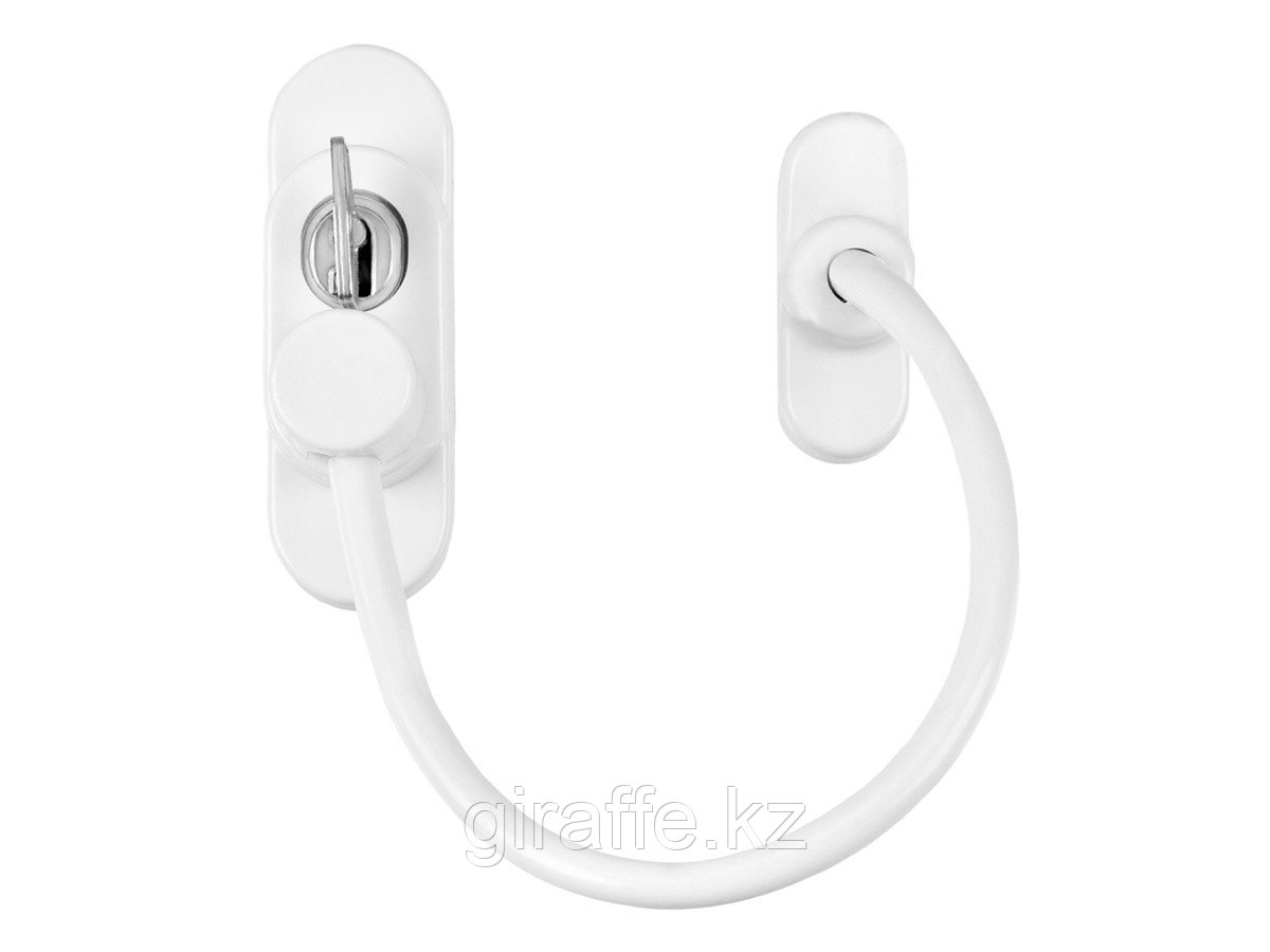 Замок детский блокиратор на окно от детей ROXY-KIDS, с ключом, цвет белый, фото 1