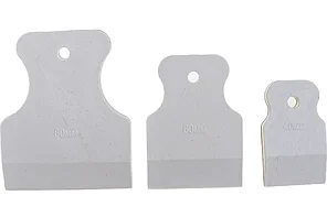 Набор белых резиновых шпателей, 40 мм, 60 мм, 80 мм, для затирки швов эластичные, STAYER MaxFlat MASTER