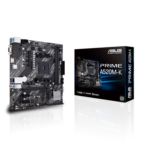Материнская плата ASUS PRIME A520M-K