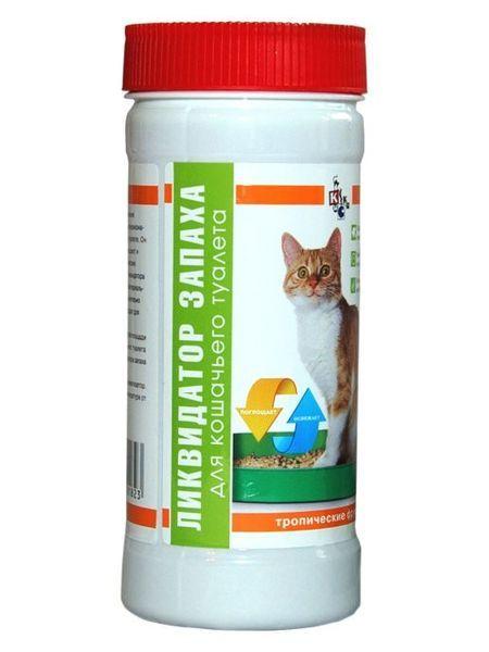 Ликвидатор запаха КИСКА для кошачьего туалета Тропические фрукты, 600 г, фото 1