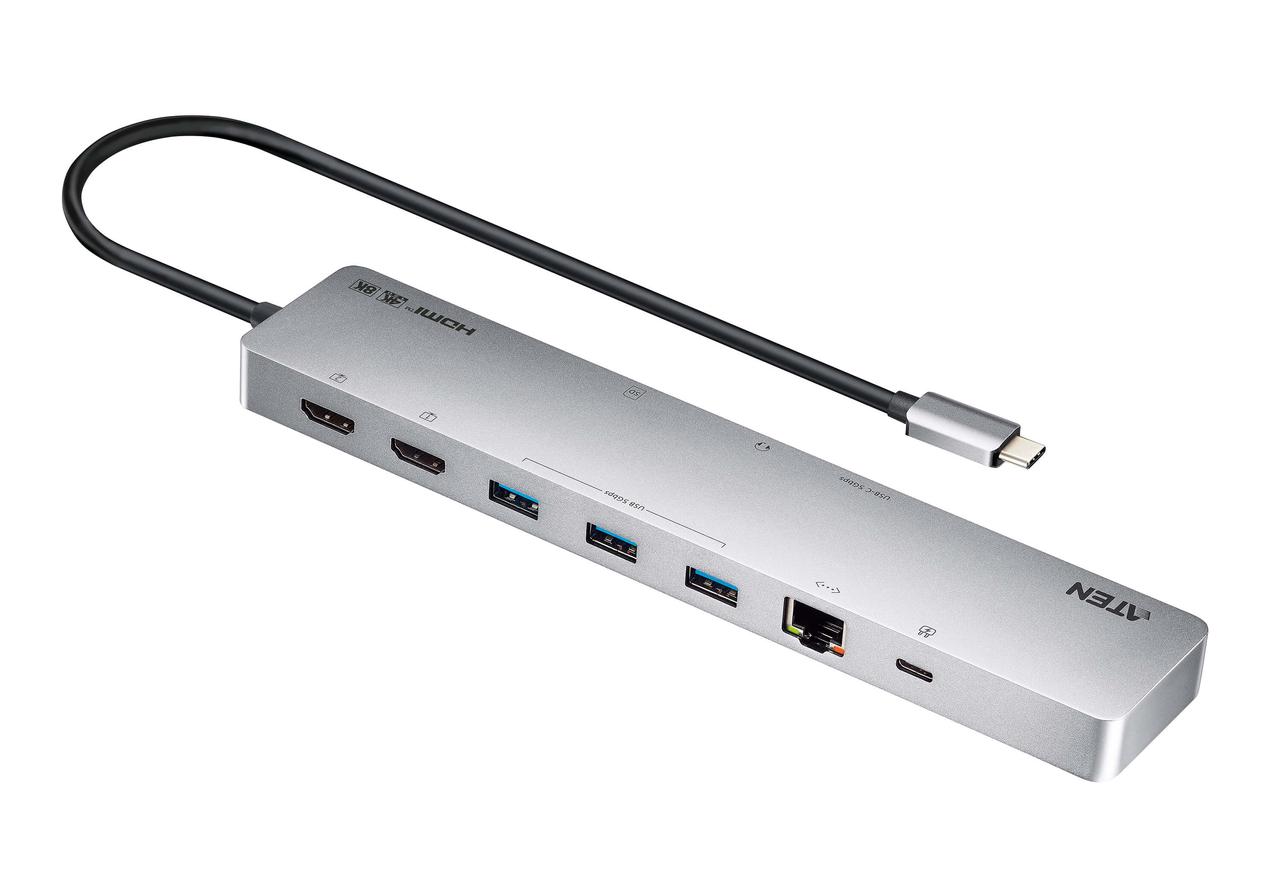 Док-станция 11-в-1 с USB-C и Power Pass-Through UH3240 ATEN