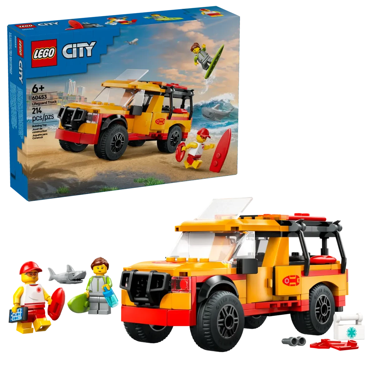 Купить Lego 60453 Город Пикап спасателей на пляже в Алматы от компании ...