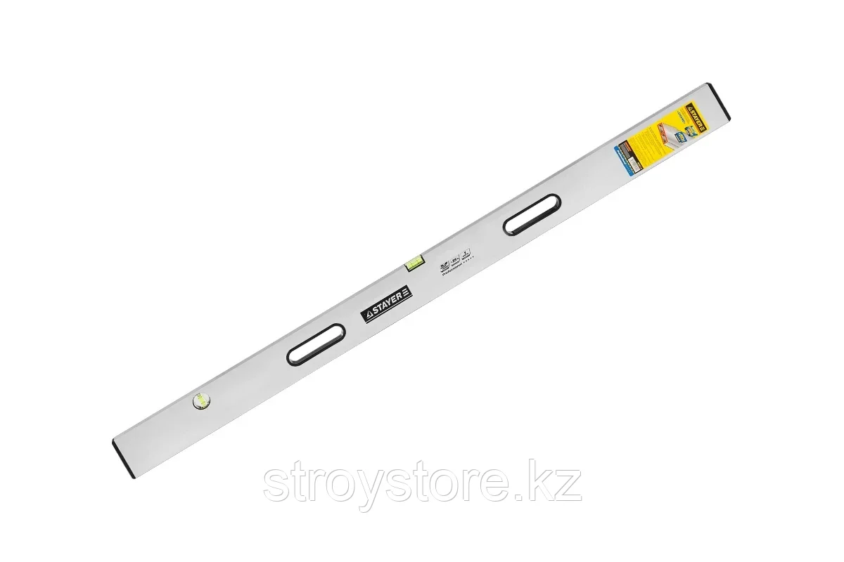 Правило с уровнем и ручками, точность 1 мм/м, 2 глазка, STAYER GRAND 1.5 м