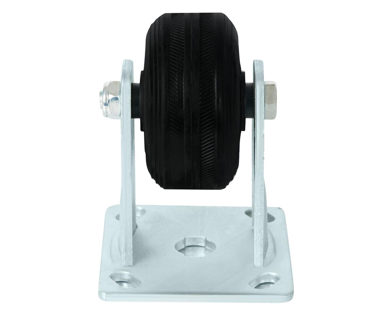 Большегрузное колесо обрезиненное C-4102-DYS не поворотное, без тормоза, г/п 100кг