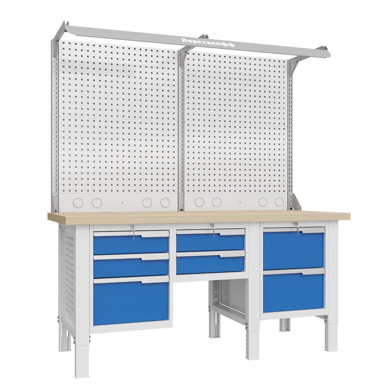 Верстак слесарный CTR 1802.S123.13-2FR, фото 1