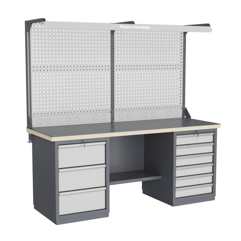 Верстак слесарный FBK 205.36.4-2FR, фото 1