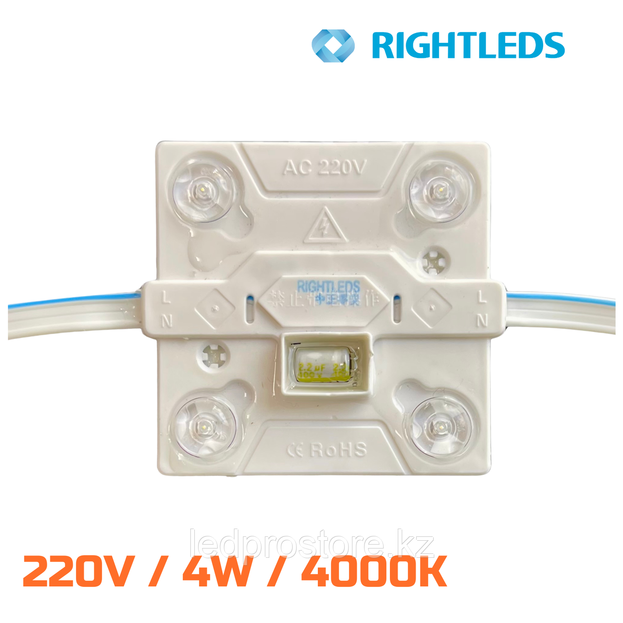 RIGHTLEDS Модуль 220 вольт / 4000К IP 54