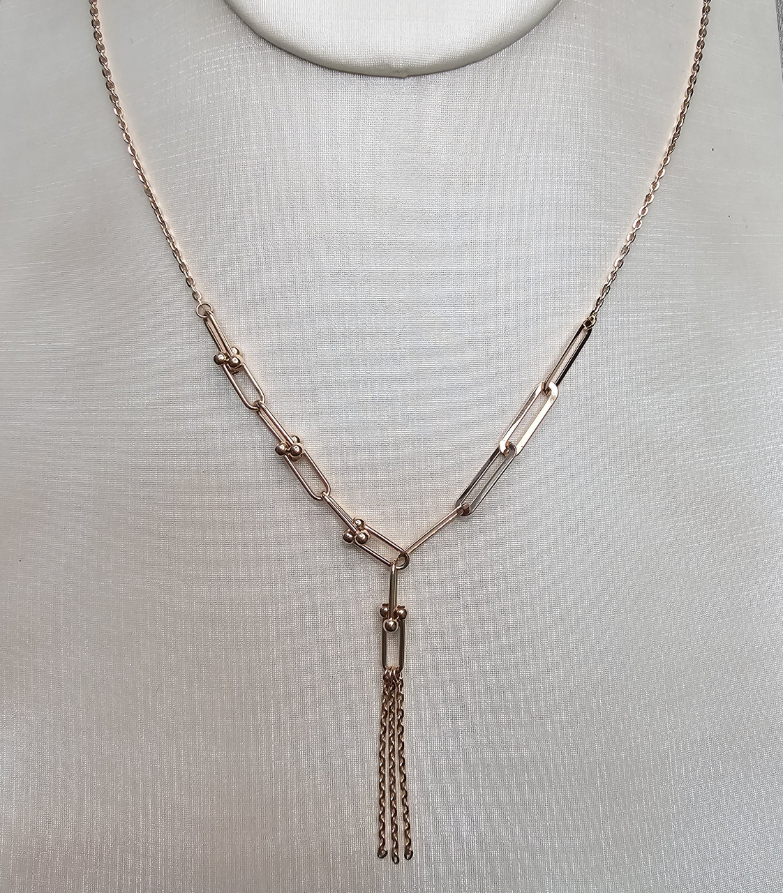 Золотое колье 585 проба 5,09 гр. 45-50 см, фото 1