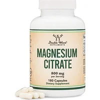 Магний цитрат 800 мг 180 капсул Double Wood magnesium citrate