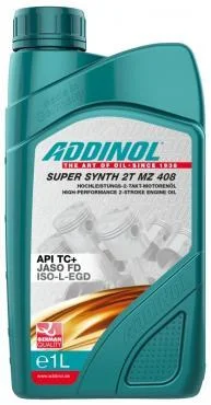 ADDINOL SUPER SYNTH 2T MZ 408 2-х тактное 1л, фото 1