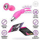 Вибратор в секс игре для пар «Ахи вздохи», 3 в 1 (20 карт, анальная пробка, вибратор-зайчик), 18+