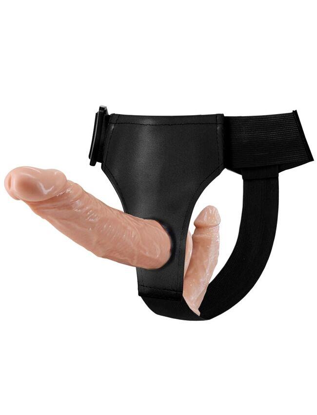 Страпон женский двойной Baile Ultra Passionate Harness BW-022088NR