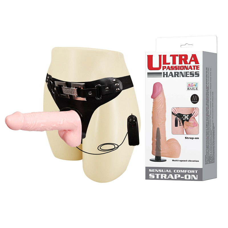 Страпон женский с вибрацией Baile Ultra Passionate Harness, BW-022036