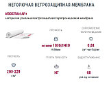 ИЗОСПАН АF+ НГ негорючая ветрозащитная паропроницаемая мембрана для фасадов многоэтажных зданий, фото 2