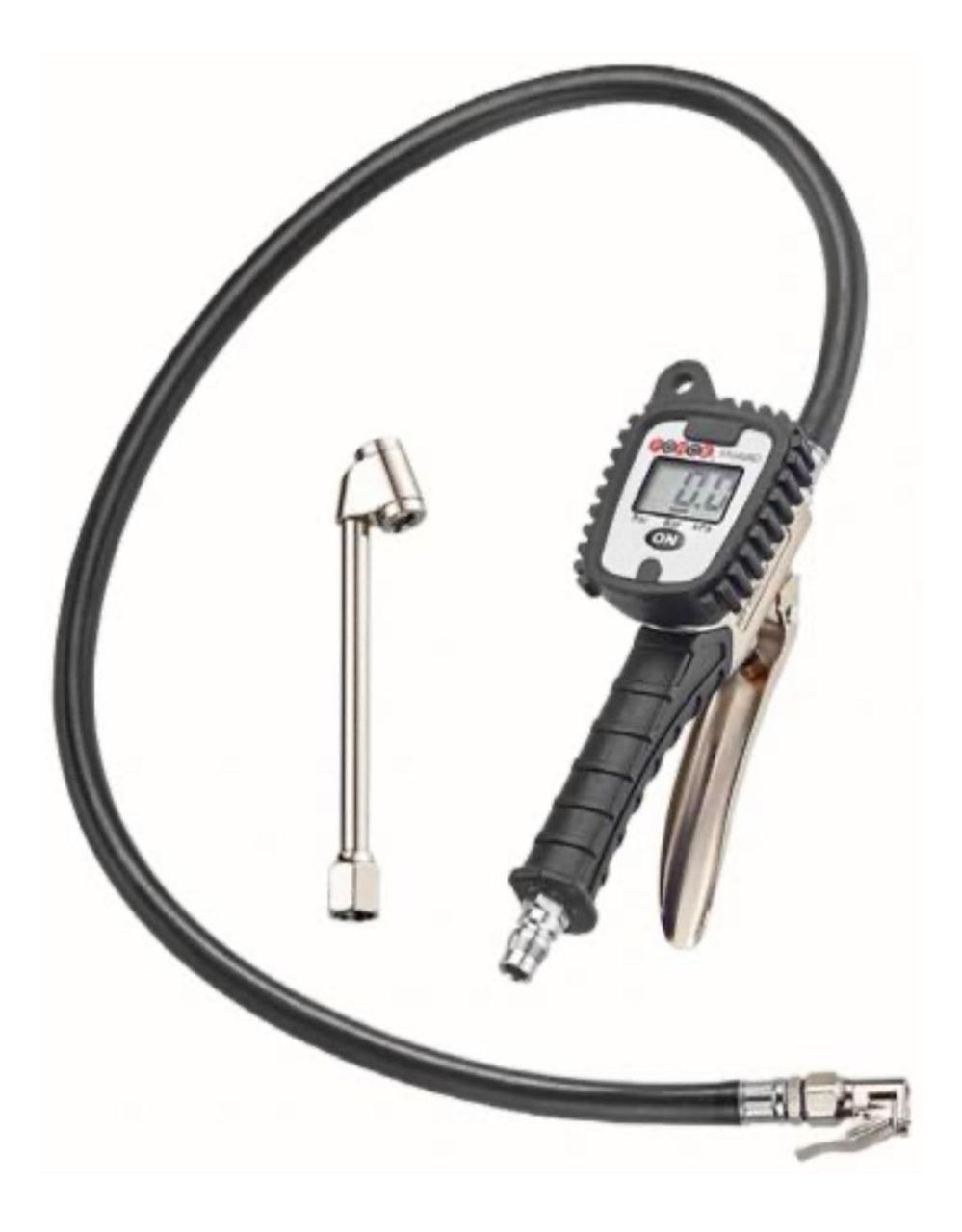 Пистолет для подкачки шин цифровой с удлинителем в комплекте, фото 1