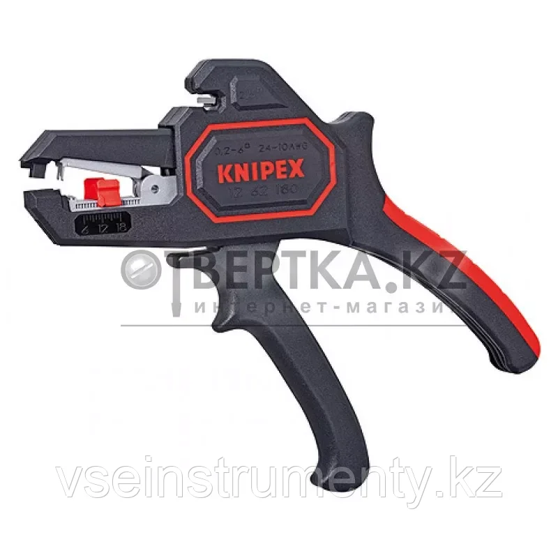 Автоматический инструмент для удаления изоляции KNIPEX 12 62 180 SB, фото 1