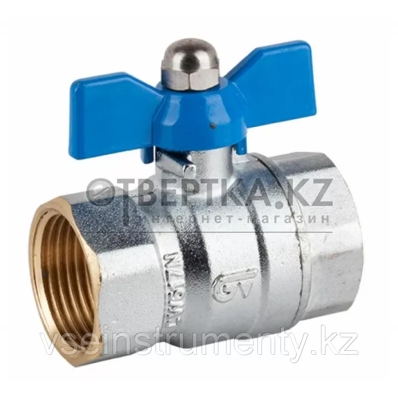 Кран шаровый муфтовый GENEBRE М-М 3035 DN20 (3035/37 05) 3/4" М-М 3035 05, фото 1