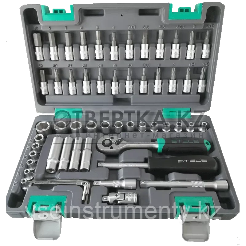 Набор инструментов 57 предметов STELS 14101, фото 1