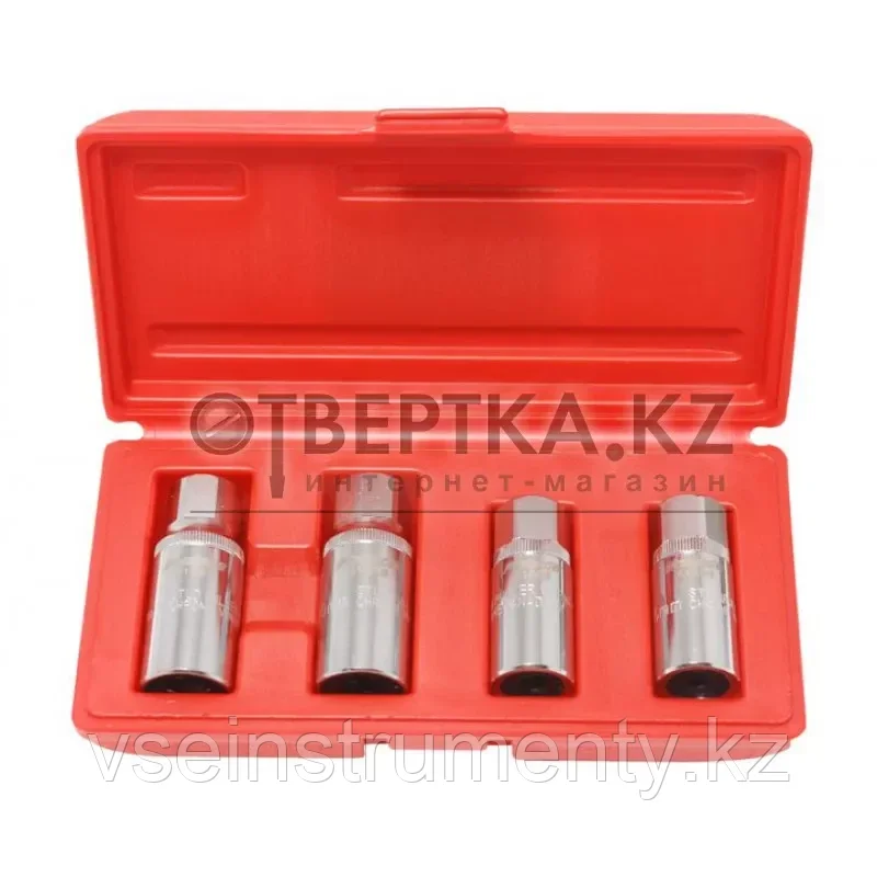 Набор шпильковертов 4 предмета(6,8,10,12мм),в кейсе Forsage F-5042, фото 1