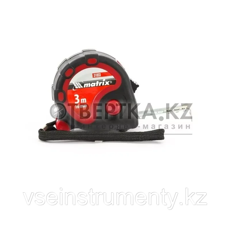 Рулетка 3 фиксации ленты MATRIX 31033, фото 1