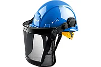 Щиток защитный лицевой, экран из мелкоячеистой сетки 190х339мм, для крепления на каске, ЗУБР ЗАСЛОН-С