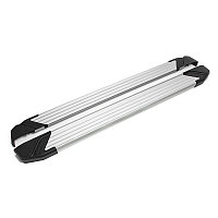 Пороги Geely Emgrand X7 2019-2024 рестайлинг  "Silver"