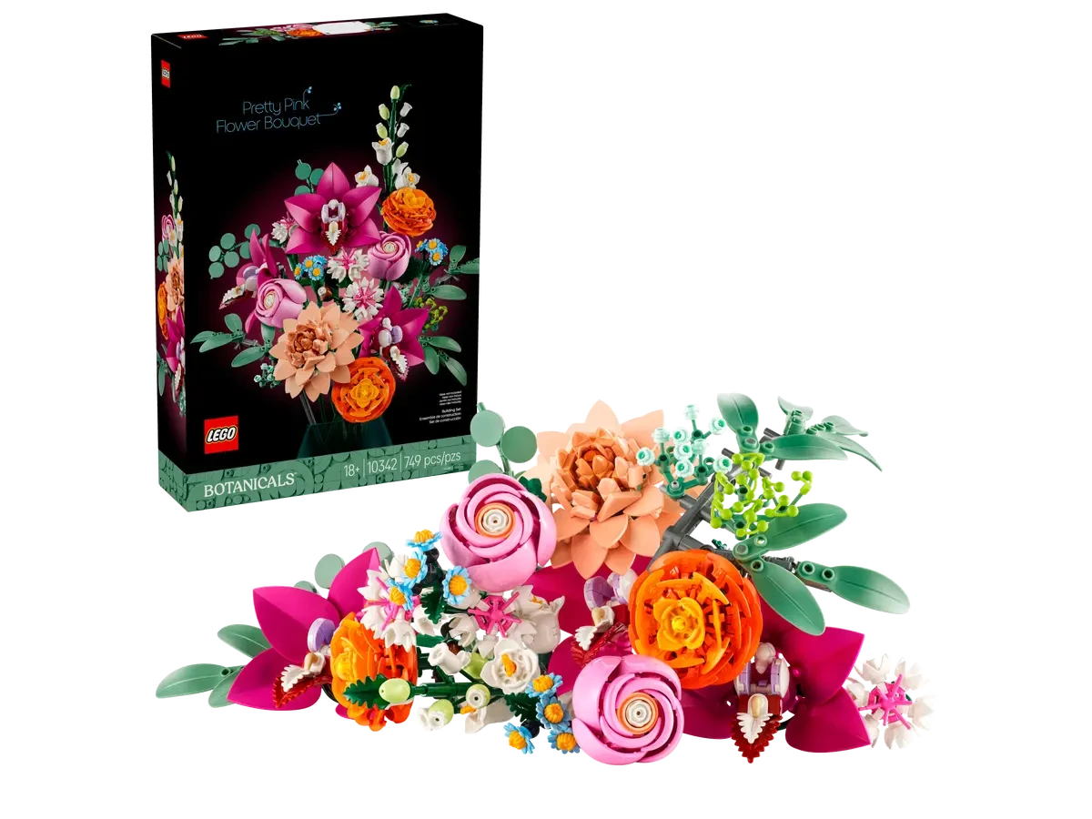 Lego 10342 Botanicals Красивый букет розовых цветов