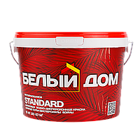 Краска водоэмульсионная акриловая STANDARD 10кг.